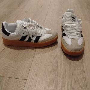 Adidas White and Black Sneakers